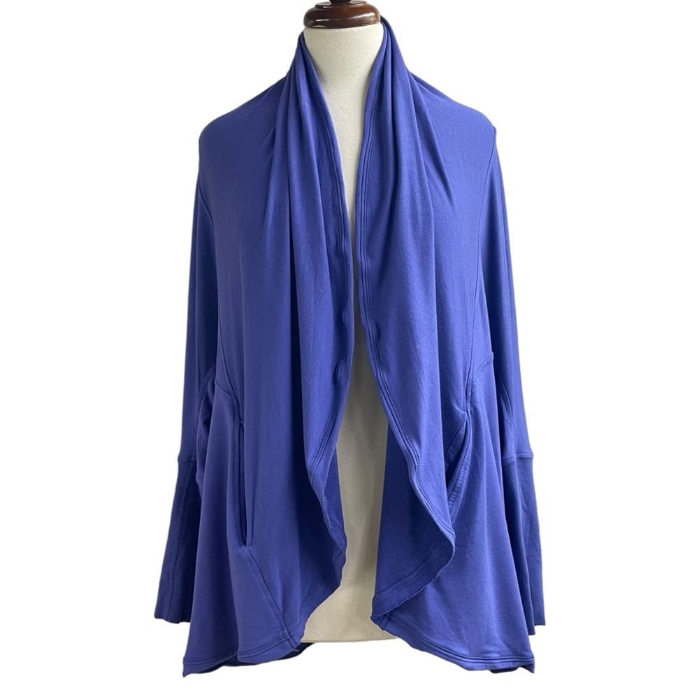 Lululemon To & Flow Mod Iris open wrap cardigan size 6